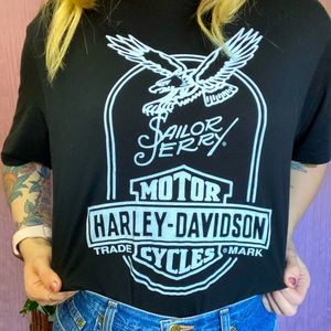 Harley Davidson x Sailor jerry tee